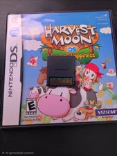 Harvest Moon DS: Island of Happiness Nintendo DS Complete CIB W/ Reg Card