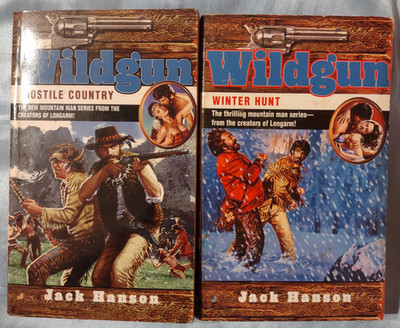 2 PB=JACK HANSON=WILDGUN=HOSTILE COUNTRY#3+ WINTER HUNT #7 WESTERN(MOUNTAIN MAN)