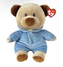 BABY TY PJ BEAR BLUE Non-Removable Pajamas Plush MWMTs NEW