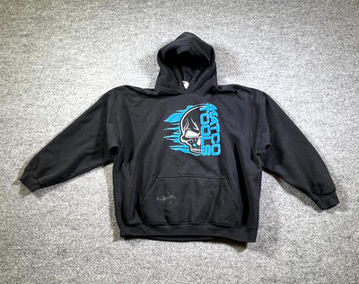 Gildan Heavy Blend Hoodie Men's 2XL Black Cotton Matco Tools Skull Print Sports