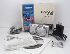 OLYMPUS VR 320 Silver Digital Camera Ready to Use Compact Travel Everyday