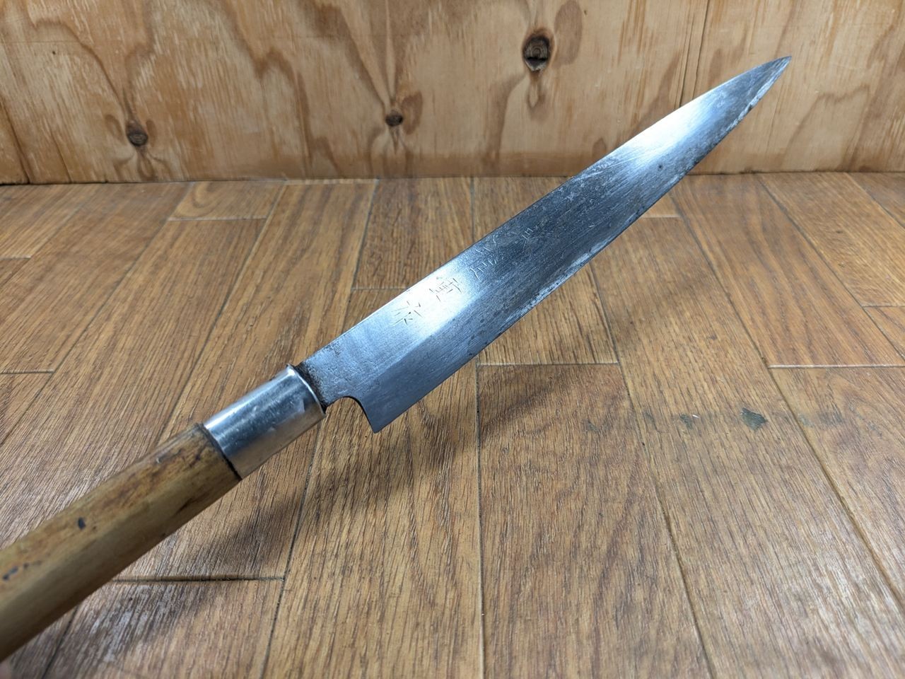 Japanese Chef's Kitchen Knife Yanagiba Vintage Sushi from Japan 243/395mm LL108