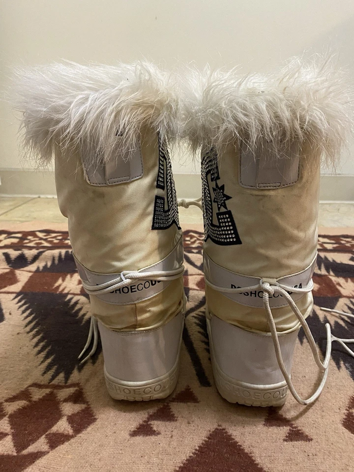 Botas chalet vintage DC para mujer talla 6,5-7,5 snowboard piel sintética GRIAL Y2K Bling Foto 4 de 4