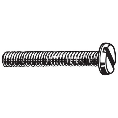 GRAINGER APPROVED M24640.050.0012 MS,M5-0.80,Zinc Plated,12mm,100PK 6HA36