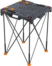 Worx WX066 Sidekick Folding Work Table, Portable All-in-one Bench Black - New
