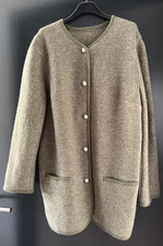 Ladies traditional anchor/jacket green approx size 48