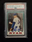 1992 Fleer Pro Visions NOLAN RYAN #710 Texas Rangers HOF Auto Grade PSA 10