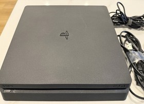 PlayStation 4 PS4 Console w/ Controller, Cords & MLB Show - Working-