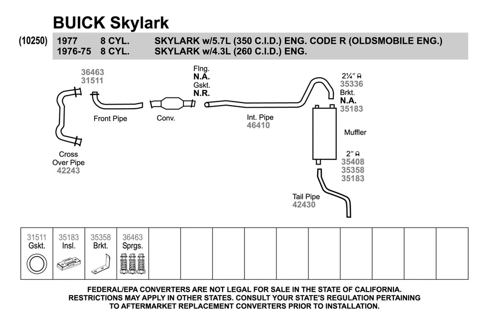 For Pontiac Firebird 78-79 Exhaust Pipe Flange Gasket High Temperature Graphite Foto 4 de 4