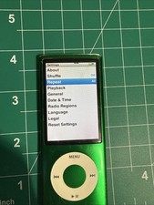 Apple iPod Nano 5th Generation 8GB Green w/ Video Camera Tested Working