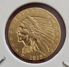 1915 High Grade Gold $2.50 Indian Head Quarter Eagle MS Condition