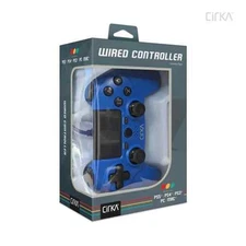 PS4 NuForce Wired Game Controller: Blue - Cirka