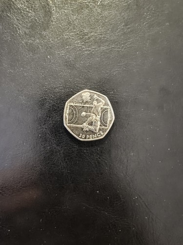 50 Pence Münze Olympiade London 2012 Handball 2011
