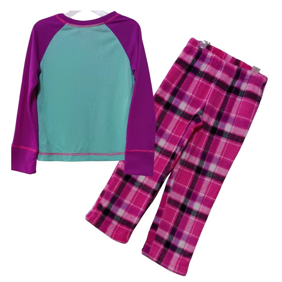 Conjunto de 2 piezas de pijama para niñas talla 4-5 ABRIGO SOMBRERO BUFANDA Y FELPA PANTA INVIERNO Foto 4 de 4