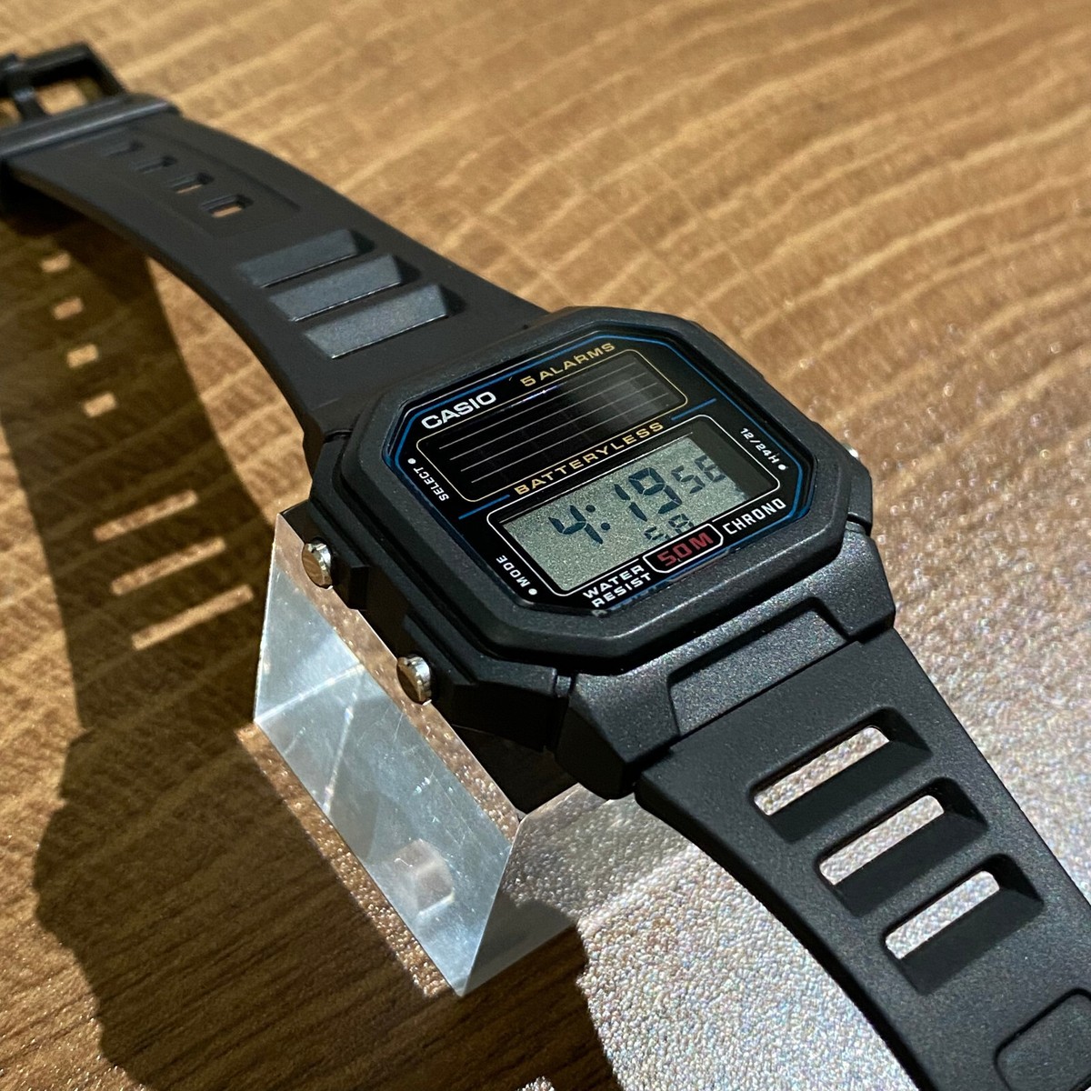 Casio AL-190W-1A Rare Vintage Batteryless Solar Lcd Digital Casio AL-190W-1A Rare Vintage Batteryless Solar Lcd Digital