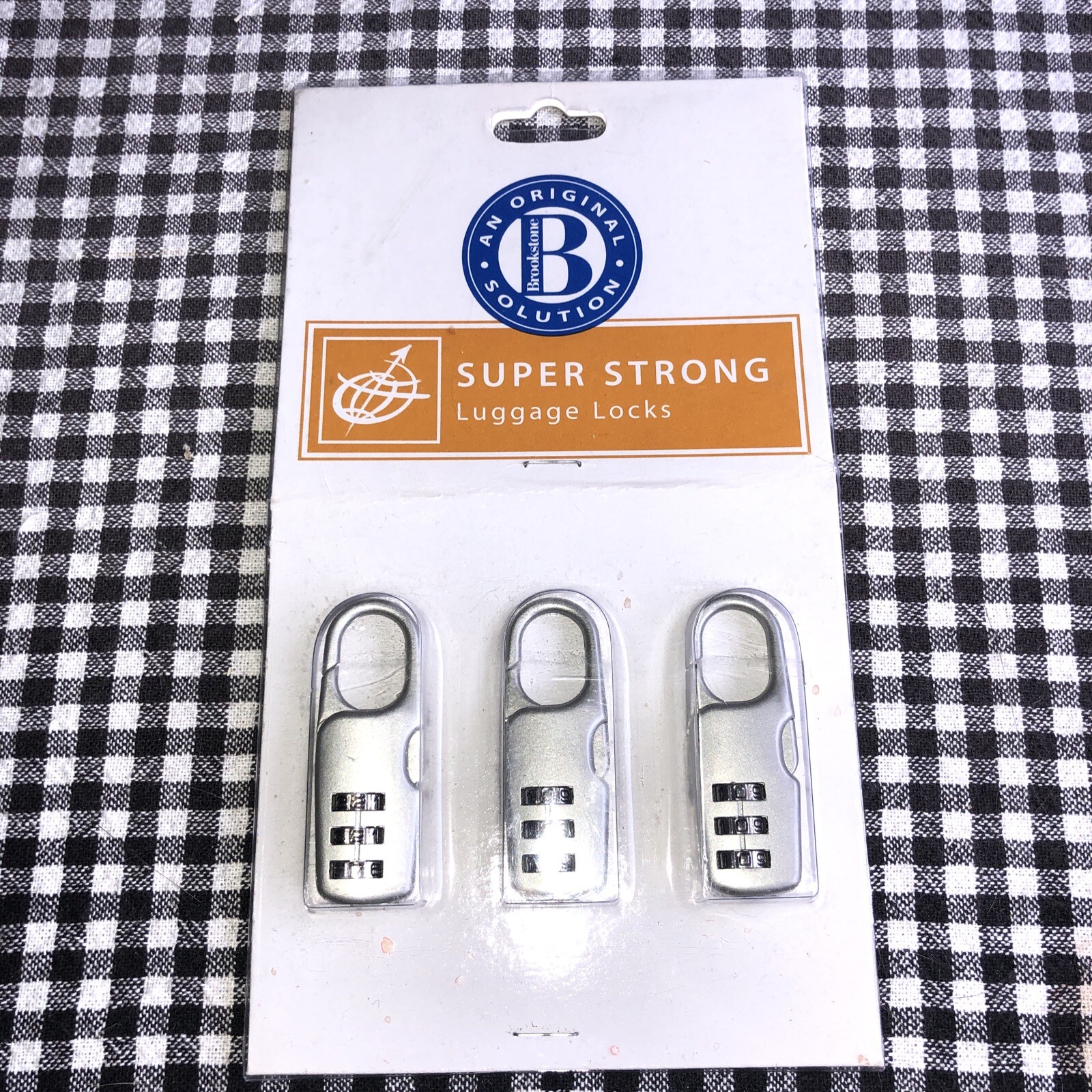 BROOKSTONE Super Strong Luggage Locks Digit Combination PACK OF 3 15