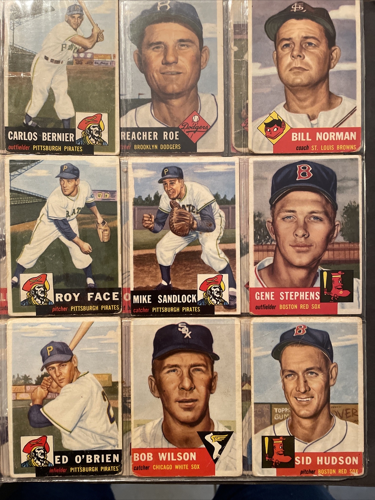 1953 Topps MLB Baseball Complete Card Set #1-280 Mantle Mays Robinson + - Picture 24 of 24