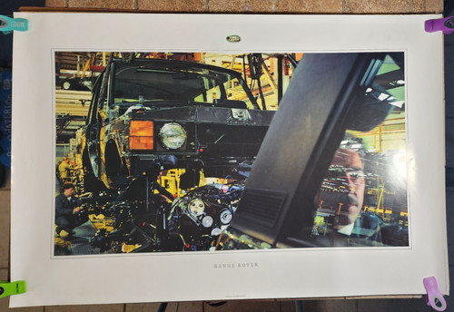 Land Rover - RANGE ROVER - Showroom Poster - Printed in the United Kingdom