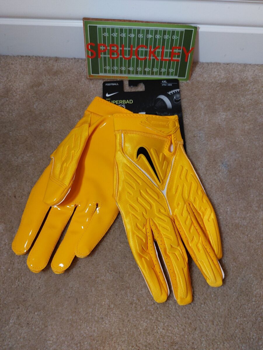 NIKE SUPERBAD 6.0 ADULT PADDED FOOTBALL GLOVES, NWT, DX4497 NIKE SUPERBAD 6.0 ADULT PADDED FOOTBALL GLOVES, NWT, DX4497