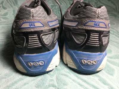 Asics Gel Forte T309N Gray/Blue Running Shoes Men display picture 1