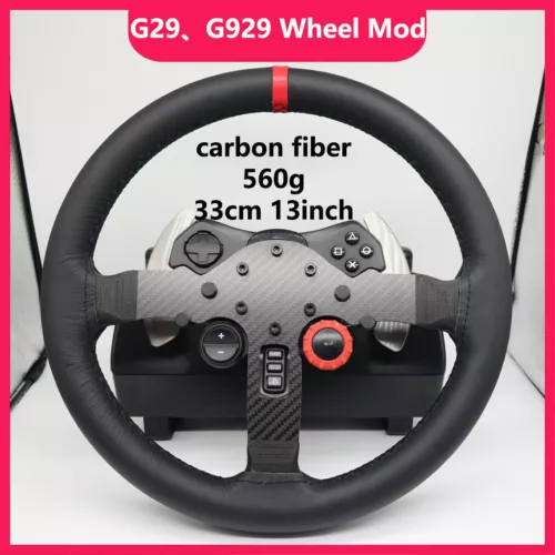 SIMPUSH  Logitech G29 G923 13inchs 33cm Circular steering wheel Rally sim racing