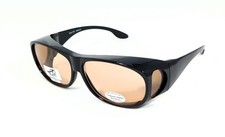 Focus Anti-Glare Computer Over-The-Glasses Reduces Blue Light Eye Fatigue Black