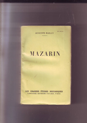 mazarin - auguste bailly -- ausgabe datiert 1941