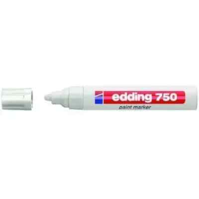 10 x Edding 750 weiß Lackmalstift Lackmarker Lackstift 2-4 mm, Glanzlackmarker