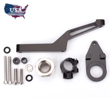 Steering Damper Stabilizer Bracket Mount Kit For Kawasaki ZX6R 2009-2017 FXCNC