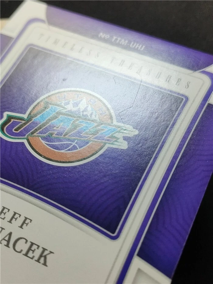 2022-23 Panini National Treasures Jeff Hornacek Timeless Treasures Patch 19/25 - Image 3 of 3