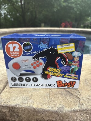 NIB! FREE SHIPPING! Legends Flashback Blast! Space Invaders & 12 More! Wireless