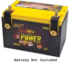 Stinger SPT55310 Side Terminal Adapter Brass Construction & Finish Fits Spv20