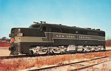 Postcard New York Central 4210 Locomotive Diesel Passenger Alco PA Series