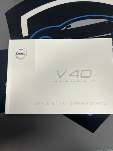 VOLVO V40 CROSS COUNTRY OWNERS PACK / HANDBOOK / MANUAL. + WALLET 16~19 (2016)! - Picture 2 of 6