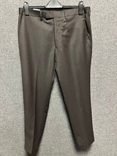 Kin John Lewis Birdseye Trousers Brown 34S TD130 EE 01
