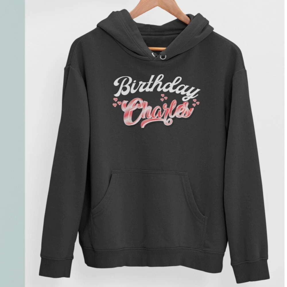 Personalised Custom Your Name Hoodie Heart Family Friendship Birthday Gifts