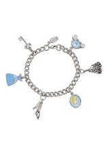 Disney Store Cinderella Charm Bracelet 6 Pendants FAST SHIPPING NEW IN BOX