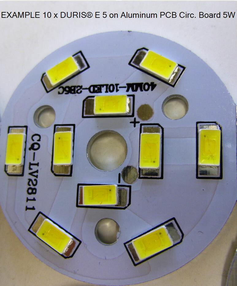 100 Unidades DURIS® E5 LED 5000 K Neutral Blanco CRI70 GW JDSMS1.PC 0 - Foto 9