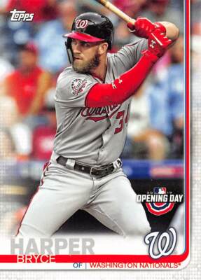 2019 Topps Opening Day #22 Bryce Harper Washington Nationals    