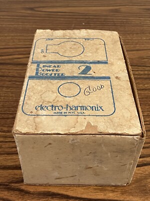 Vintage Electro Harmonix Linear Power Booster LPB-2 W/ Original Box Instructions