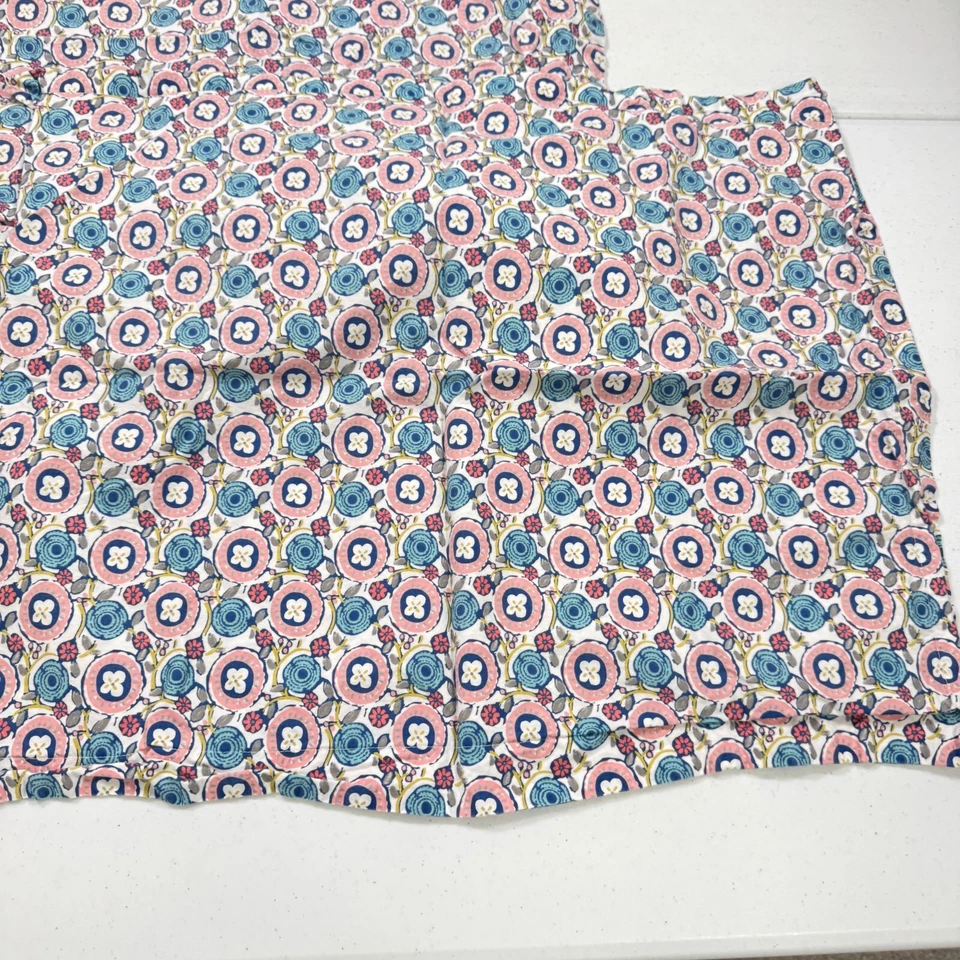 the company store funda de almohada farsa par rosa azul floral algodón moderno 1348-9 Foto 3 de 4