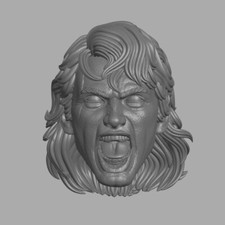 Sith Anakin Skywalker v2 custom head for Star Wars Black other action figures