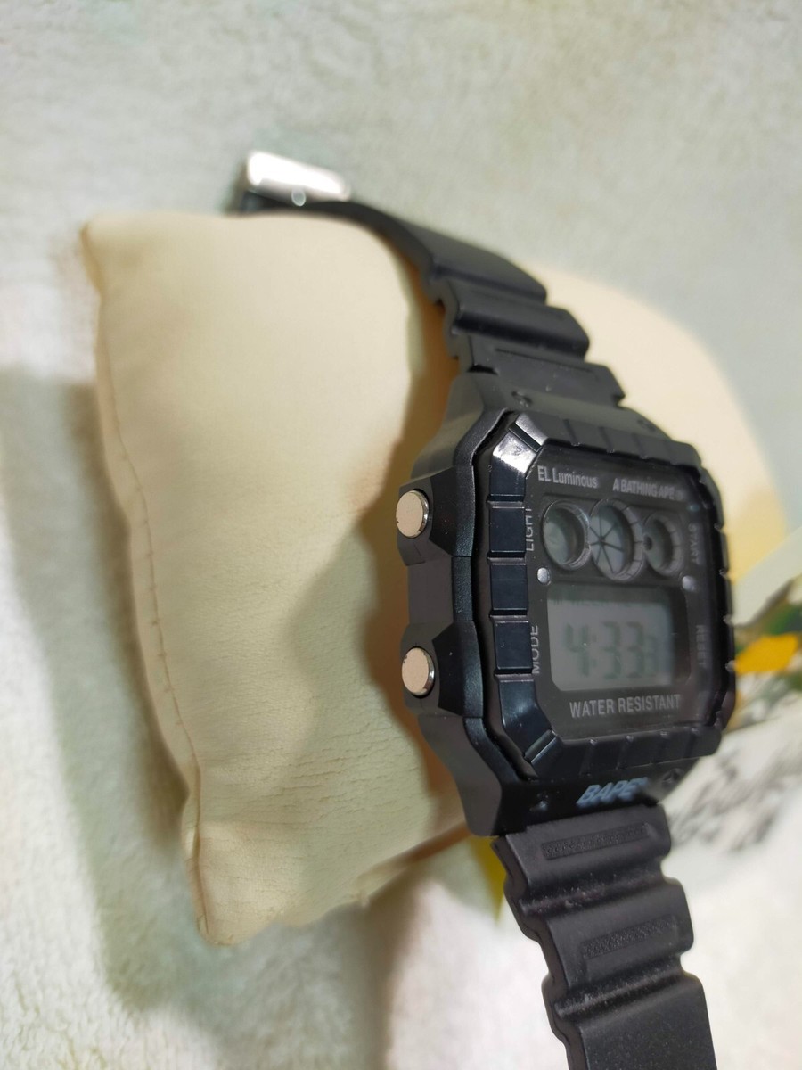 A BATHING APE 2020 SUMMER COLLECTION DIGITAL BAPE WATCH From Japan