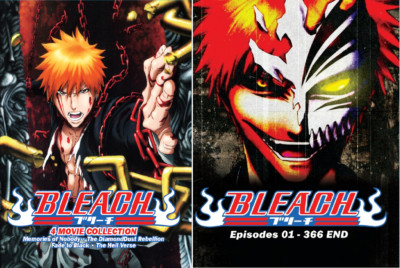 DVD Complete Bleach Collection (EPS 1 - 366 END + 4 Movies) - English Dubbed
