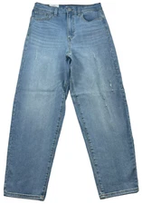 International Concepts Jeans Womens size 2 Blue Stretch Denim Straight Leg New