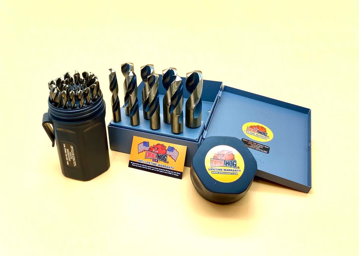 Cobalt Drill Bit 7/8" Cobalt M42 Drill Bit By Drill Hog® - Silver - Foto 6