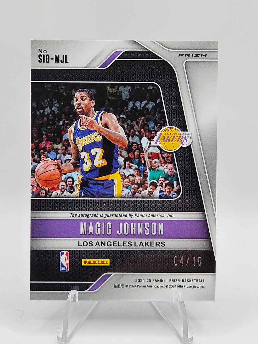 スポーツ選手 Panini Magic Johnson auto /35 2020 Prizm Magic Johnson Auto Sensational Signatures