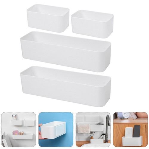 Set Da 3 Porta Telecomandi Da Parete: Organizer Adesivo Per Telecomandi, Cellulari E Chiavi - 4
