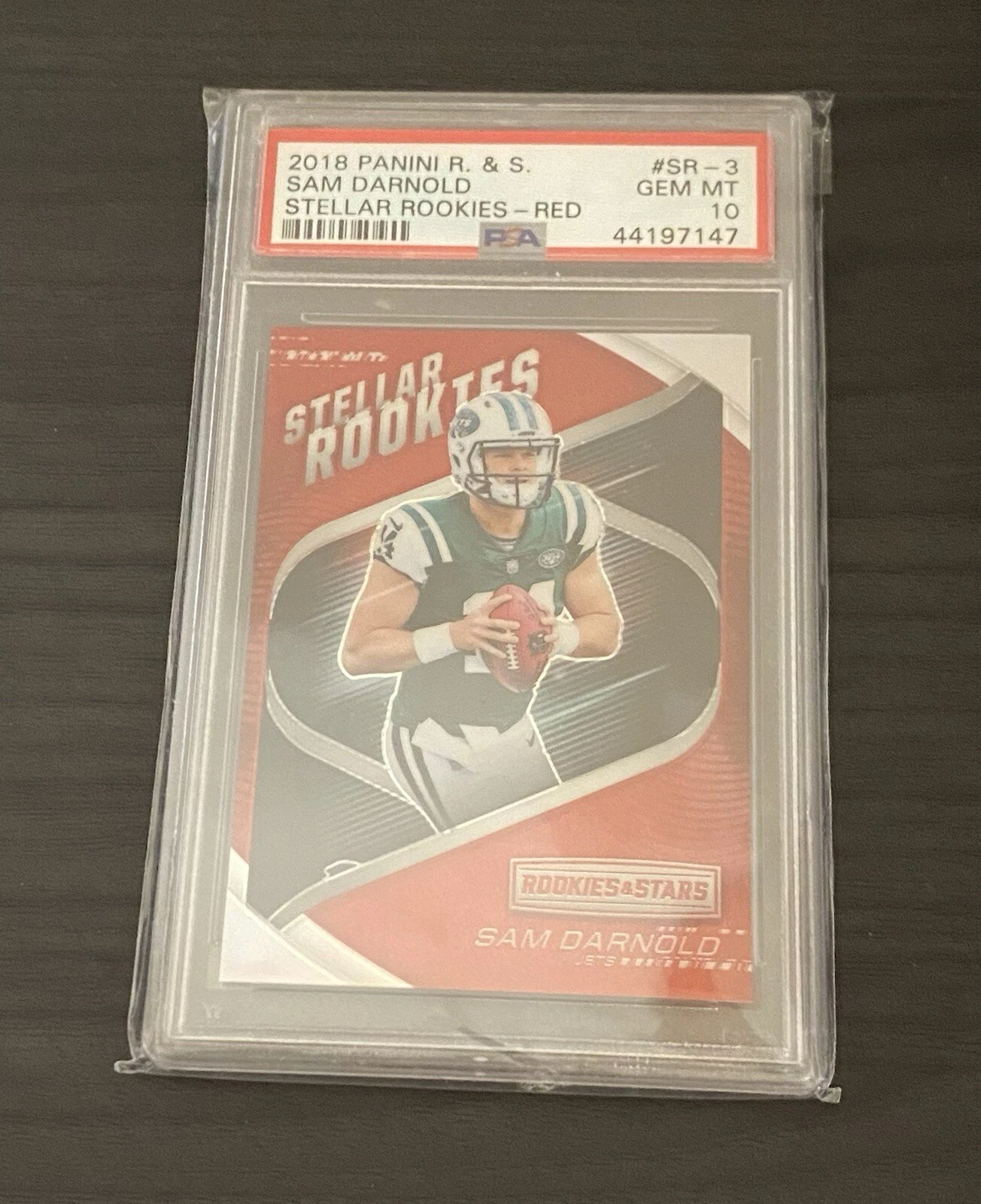 Sam Darnold Panini Rookies & Stars Stellar Rookies #SR3 Red