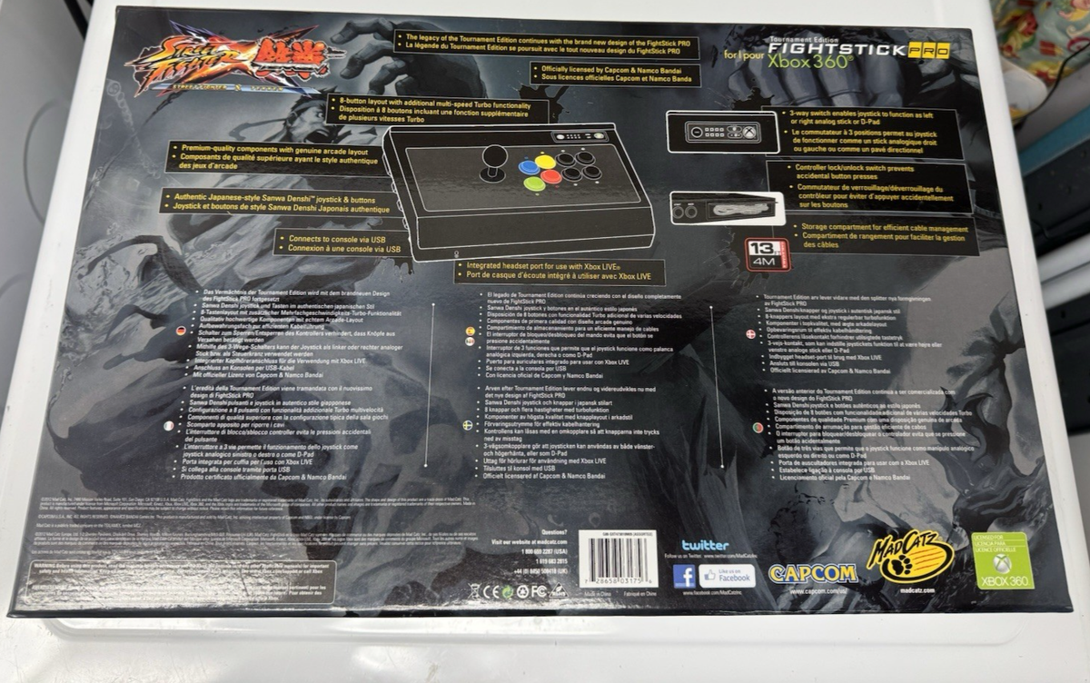Mad Catz Street Fighter X Tekken FightStick Pro - Xbox 360 - Brand